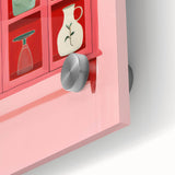 Electric Wall Art | Vibrant Floral Display Cabinet Modern Electric Art Canvas