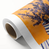 Electric Wall Art | Vibrant Lavender and Stripes Modern Electric Art Canvas