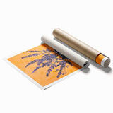 Electric Wall Art | Vibrant Lavender and Stripes Modern Electric Art Canvas