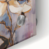 Electric Wall Art | Vibrant White Magnolia Modern Electric Art Canvas