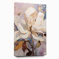 Electric Wall Art | Vibrant White Magnolia Modern Electric Art Canvas
