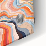 Electric Wall Art | Vibrant Abstract Swirl Modern Electric Art Canvas