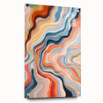 Electric Wall Art | Vibrant Abstract Swirl Modern Electric Art Canvas