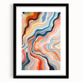 Electric Wall Art | Vibrant Abstract Swirl Modern Electric Art Canvas
