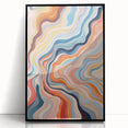 Electric Wall Art | Vibrant Abstract Swirl Modern Electric Art Canvas
