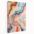 Electric Wall Art | Vibrant Abstract Swirl Modern Electric Art Canvas