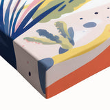 Electric Wall Art | Vibrant Surreal Desert Scene Modern Electric Art Canvas