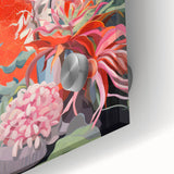 Electric Wall Art | Vibrant Botanical Hand Design Modern Electric Art