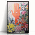 Electric Wall Art | Vibrant Botanical Hand Design Modern Electric Art