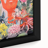 Electric Wall Art | Vibrant Botanical Hand Design Modern Electric Art