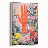 Electric Wall Art | Vibrant Botanical Hand Design Modern Electric Art