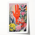Electric Wall Art | Vibrant Botanical Hand Design Modern Electric Art