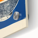 Vibrant Electric Bowl of Oranges Canvas - Modern Electric Decor