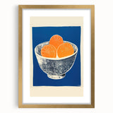 Vibrant Electric Bowl of Oranges Canvas - Modern Electric Decor