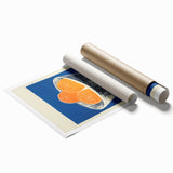 Vibrant Electric Bowl of Oranges Canvas - Modern Electric Decor