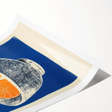 Vibrant Electric Bowl of Oranges Canvas - Modern Electric Decor