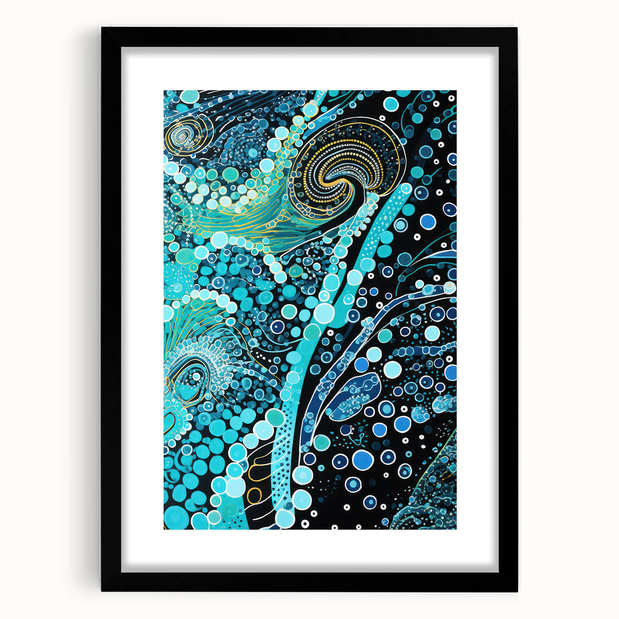 Abstract Electric Painting: Vibrant Electric Wall Art for Modern Spaces