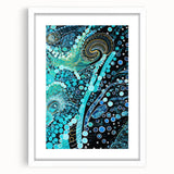 Abstract Electric Painting: Vibrant Electric Wall Art for Modern Spaces