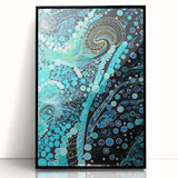 Abstract Electric Painting: Vibrant Electric Wall Art for Modern Spaces