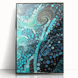 Abstract Electric Painting: Vibrant Electric Wall Art for Modern Spaces