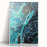 Abstract Electric Painting: Vibrant Electric Wall Art for Modern Spaces