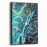 Abstract Electric Painting: Vibrant Electric Wall Art for Modern Spaces