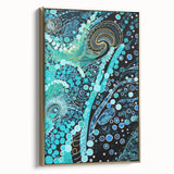 Abstract Electric Painting: Vibrant Electric Wall Art for Modern Spaces
