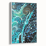 Abstract Electric Painting: Vibrant Electric Wall Art for Modern Spaces