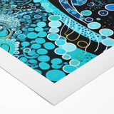 Abstract Electric Painting: Vibrant Electric Wall Art for Modern Spaces