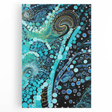 Abstract Electric Painting: Vibrant Electric Wall Art for Modern Spaces
