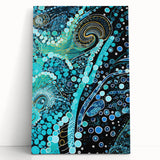 Abstract Electric Painting: Vibrant Electric Wall Art for Modern Spaces