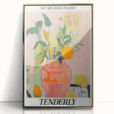 Vibrant Electric Wall Art: Modern Floral Electric Art Canvas Print