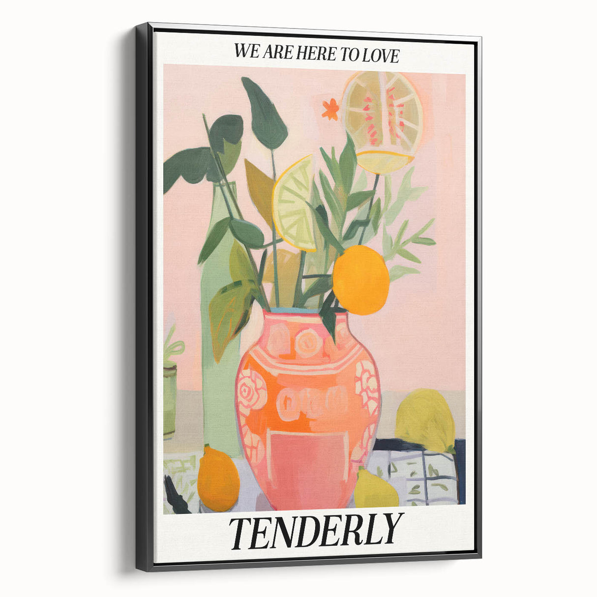 Vibrant Electric Wall Art: Modern Floral Electric Art Canvas Print