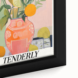 Vibrant Electric Wall Art: Modern Floral Electric Art Canvas Print