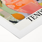 Vibrant Electric Wall Art: Modern Floral Electric Art Canvas Print