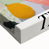 Vibrant Electric Wall Art: Modern Floral Electric Art Canvas Print