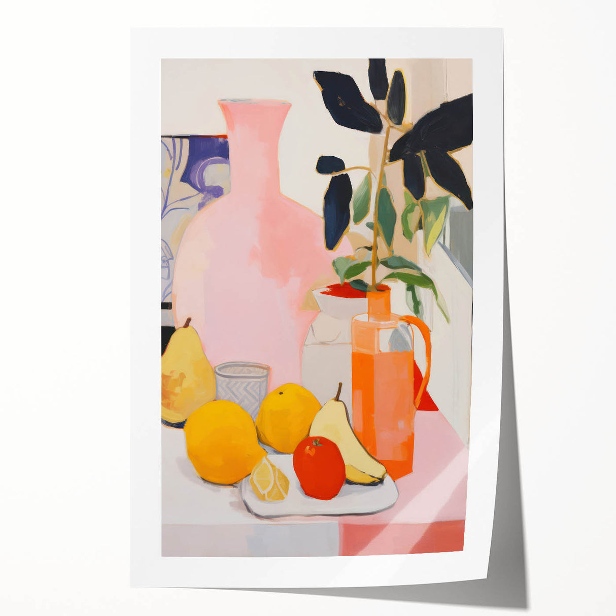 Modern Electric Wall Art: Bold Electric Art Canvas with Vibrant Colors
