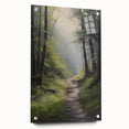 Electric Wall Art: Tranquil Forest Path in Modern Electric Decor