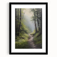 Electric Wall Art: Tranquil Forest Path in Modern Electric Decor