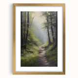Electric Wall Art: Tranquil Forest Path in Modern Electric Decor