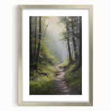 Electric Wall Art: Tranquil Forest Path in Modern Electric Decor