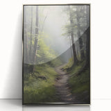 Electric Wall Art: Tranquil Forest Path in Modern Electric Decor