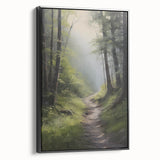 Electric Wall Art: Tranquil Forest Path in Modern Electric Decor