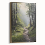 Electric Wall Art: Tranquil Forest Path in Modern Electric Decor