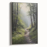 Electric Wall Art: Tranquil Forest Path in Modern Electric Decor