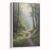 Electric Wall Art: Tranquil Forest Path in Modern Electric Decor