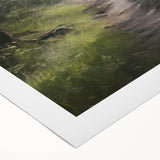 Electric Wall Art: Tranquil Forest Path in Modern Electric Decor