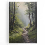 Electric Wall Art: Tranquil Forest Path in Modern Electric Decor