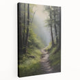 Electric Wall Art: Tranquil Forest Path in Modern Electric Decor