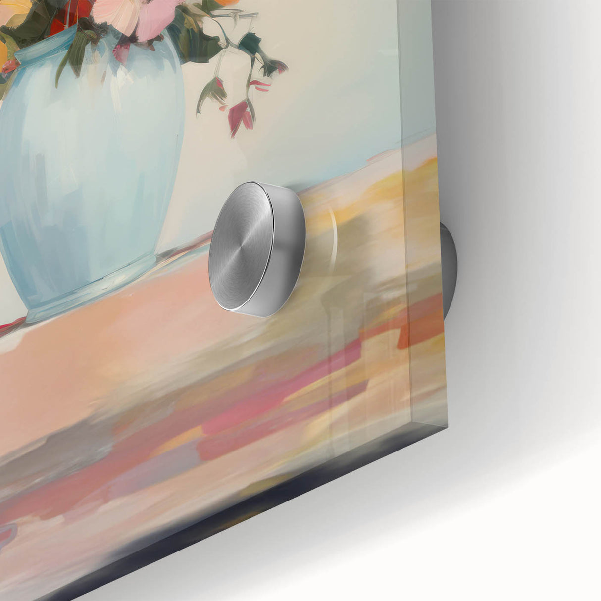 Electric Floral Wall Art: Vibrant Flower Bouquet in Modern Electric Decor